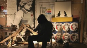 Banksy en su estudio